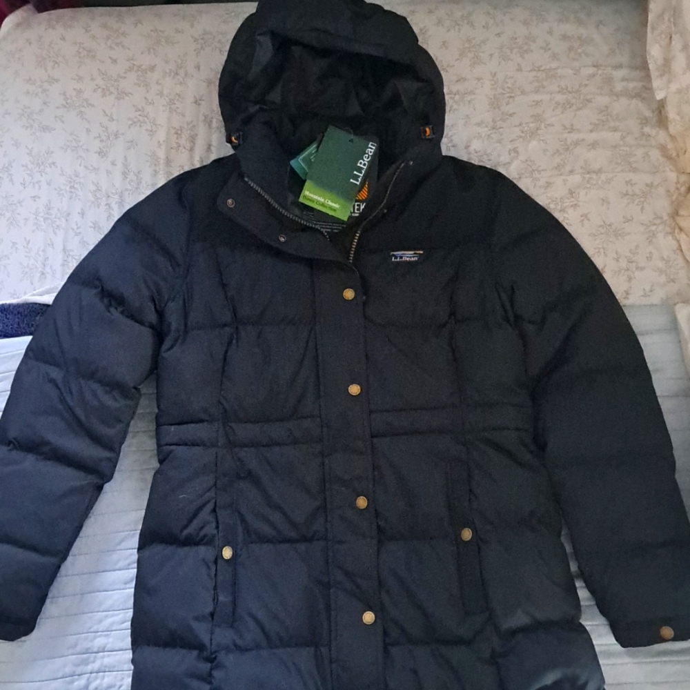 Black jacket downtek water repellent mountain classic down collection